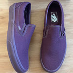 Vans Classic Slip-On 'Pastel Mono - Plum Wine' Women 10.0 US Mens 8.5 US Photo 0