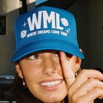 Free People  Wish Me Luck Dreams Come True Cap
in Electric Blue Photo 1