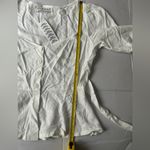 Urban Outfitters New  Women’s White Babydoll Linen Blend Size M Photo 5