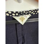 Anthropologie Womens Cardigans Size Large Monogram HWR Navy Nautical Ruffle Photo 6