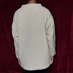 USA Long Beach beige sweater womens size large L Photo 2