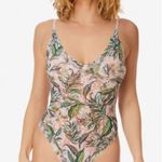 Anthropologie 💕 HANKY PANKY💕 Island Oasis Thong Back Bodysuit Medium M NWT Photo 4