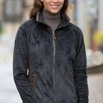 Kuhl  | Advokat Full Zip Fleece Jacket Leather Trim Brown | Women's Small Photo 0