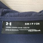 Under Armour California Golden Bears Cal Navy Squad Woven 1/2 Zip HeatGear Sz S Photo 3