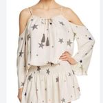 Surf Gypsy Cold Shoulder Swim Coverup Sequin Star detail Sz. Sm EUC Swimwear Photo 0