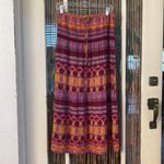 MOSSIMO red purple yellow elasticated maxi skirt Size XS Photo 2
