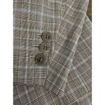 Talbots ‎ Women's Gray Plaid Blazer & Skirt Suit Set Size 14WP Blue Gray Plaid Photo 4