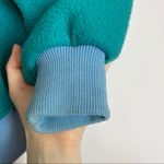 Columbia Vintage 1970s Sportswear Fleece Jacket Teal Lightweight Zip-Up Woman L Photo 4