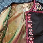 Anthropologie  nwt $180 beaded Embroidered Black Jacket size Large Photo 2