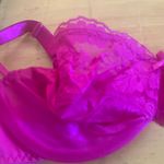 Vassarette  Fuchsia Lace Underwire Bra 34c nwt Photo 1