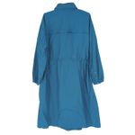 Spiritual Gangster  Natasha Teal Blue Jacket Rain Mac / Trench Coat - Size M -NEW Photo 3