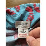 J Crew Pajama Top Women Size Small Button Down Lobster Loungewear Classic City Photo 2