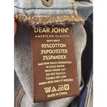 Dear John Jeans Women Flare Low Rise Stretch Denim Frayed 1 Pocket 30x32 Size 26 Photo 11