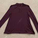 American Eagle Soft & Sexy Slub Long Sleeve Keyhole Soft Shirt Top Blouse Small Photo 0
