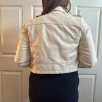 Forever 21  Cream Leather Jacket Photo 1