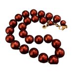 Charter Club  Red Pearl Tower Necklace NWT Photo 0