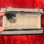 Bebe  Silver Clutch Bag Photo 6