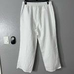 100% European Linen Pleated Trouser, White , 16 / 26 Photo 1