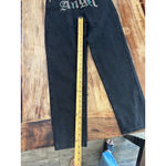 Edikted  Women's Black High Rise Angel Straight Leg Jeans Size Medium Photo 1