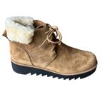 Eileen Fisher  Women's 9 Kenille Sport Suede Wedge Bootie‎ Shearling Photo 4