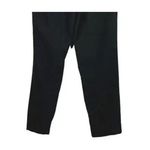 ZARA High Rise Drawstring Tapered Trousers Pants Pockets Tie Waist S Black #3096 Photo 9