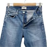 AGOLDE Sophie Crop Jeans Women's Size 27 Raw Hem Slim Jean Claremont Medium Wash Photo 7