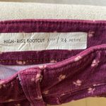 PilcroBurgundy corduroy   Boho chic Flare Jeans Photo 10
