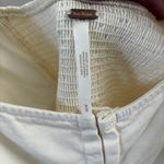 Free People Cheyenne Denim Mini in Ivory Size M Photo 5