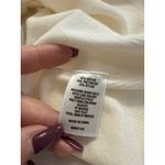 CHAPS  Womens Cream Turtleneck Sweater Long Sleeve Button Detail Size XL Photo 5