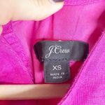 J.Crew  Flamingo Pink Linen Shift Dress XS Photo 5