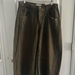 Free People Good Luck Coated High Waist Ankle Barrel Jeans Photo 1