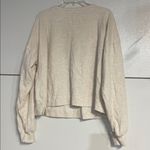 Aerie  ENDLESS SUMMER WOMENS CREAM LONG SLEEVE SHIRT MEDIUM Photo 4