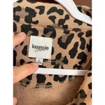 Kensie JEANS FRENCH TERRY RAW EDGE BUTTON DOWN JACKET LARGE Photo 3