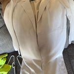 Premise Faux Leather Long Blazer Photo 0
