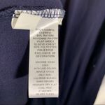 Loft navy shirt sleeve crochet top jersey dress XS Photo 3