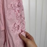 Sam Edelman Pink Blouse Lace Detail, Scoop Neck A30 Photo 2
