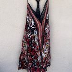 Free People  Gold Sequin Mini Dress Sleeveless V-Neck Photo 3