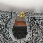 Gimmicks by BKE BKE Gimmicks S Gray Gold Velour Embellished Top Photo 4