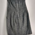Monteau Montrau M Black Pepper Strapless Cotton Mini Dress Photo 5