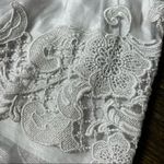 Yoana Baraschi Gray Celestine Silk Lace Sleeveless Cocktail Dress Photo 6