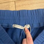 Peruvian Connection NEW  Blue Drawstring Wide Leg Cotton Blend Sweatpants Size S Photo 4