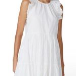 The Kooples  Rent the Runway White Ruffle Heart Embroidered Ruffle Sleeveless Dress 1 Photo 0