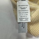 J.Crew  Wool Cable knit Crew Neck Sweater Womens‎ Small Cream Photo 5