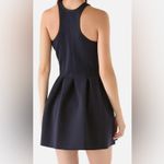 T by Alexander Wang Scuba Skater Mini Dress‎ Navy Size M Blue Size M Photo 2