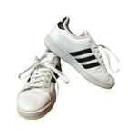 Adidas Women’s Grand Court White Black Lace Up Casual Fashion Sneakers Size 8 Photo 0
