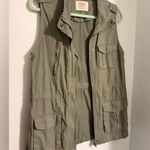 Ashley by 26 International Army Green Sleeveless Vest Photo 1
