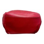 The Sak Punch Red Pebbled Leather Tote Shoulder Bag Photo 4