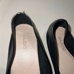 ALDO Black Leather Flats Minimalist Design size 10 Photo 2
