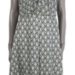 3.1 Phillip Lim  Sleeveless Silk Geometric Dress Sz. 8 Photo 0