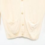 Jenni Kayne  Cashmere Silk Blend Lightweight Cream Ivory Cardigan Sweater Top XS Photo 4